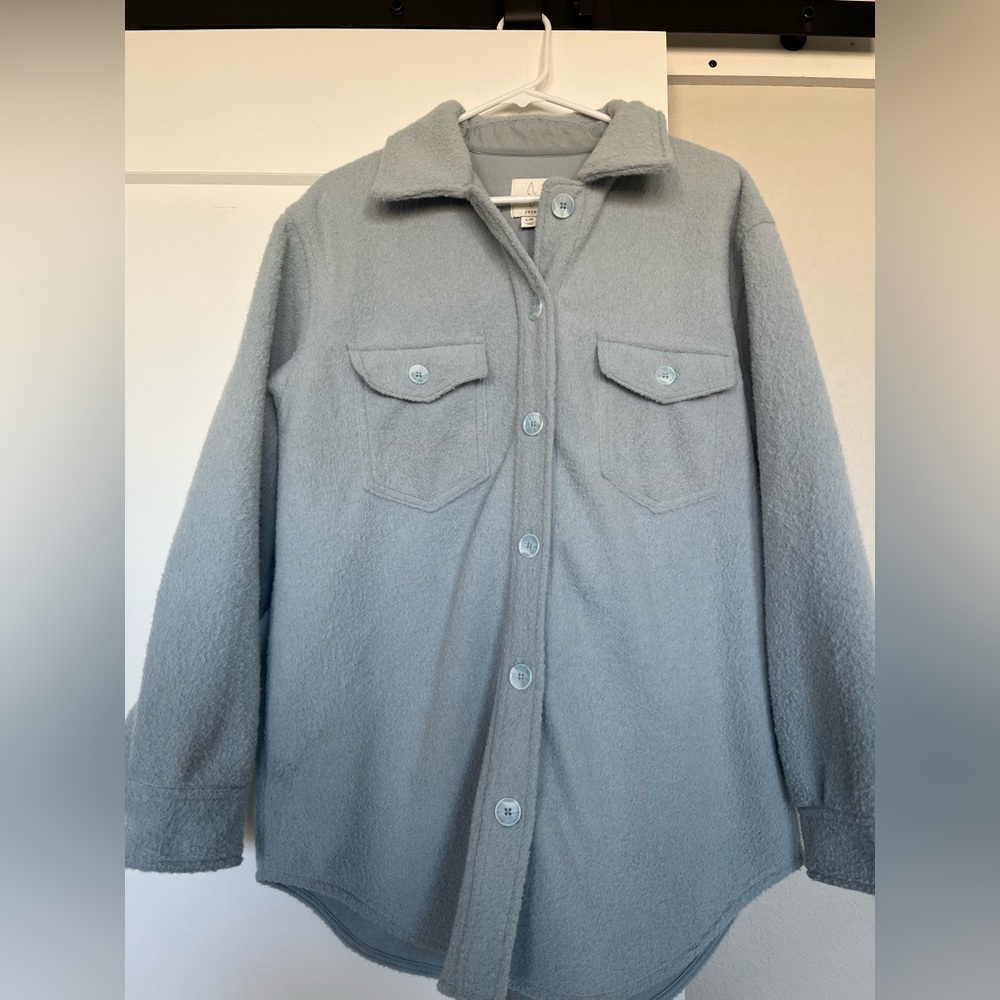 Joie Light Baby Blue Utility Jacket